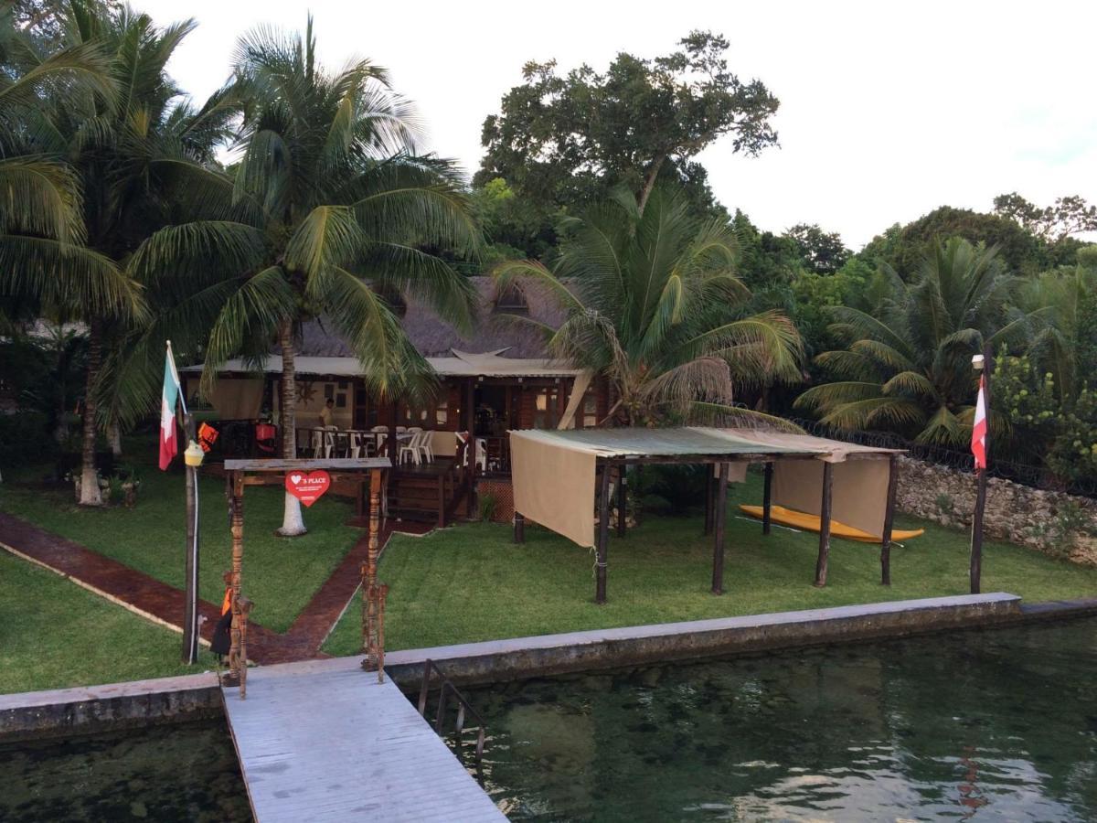 Coras Place Bacalar Lagoon Front Екстер'єр фото