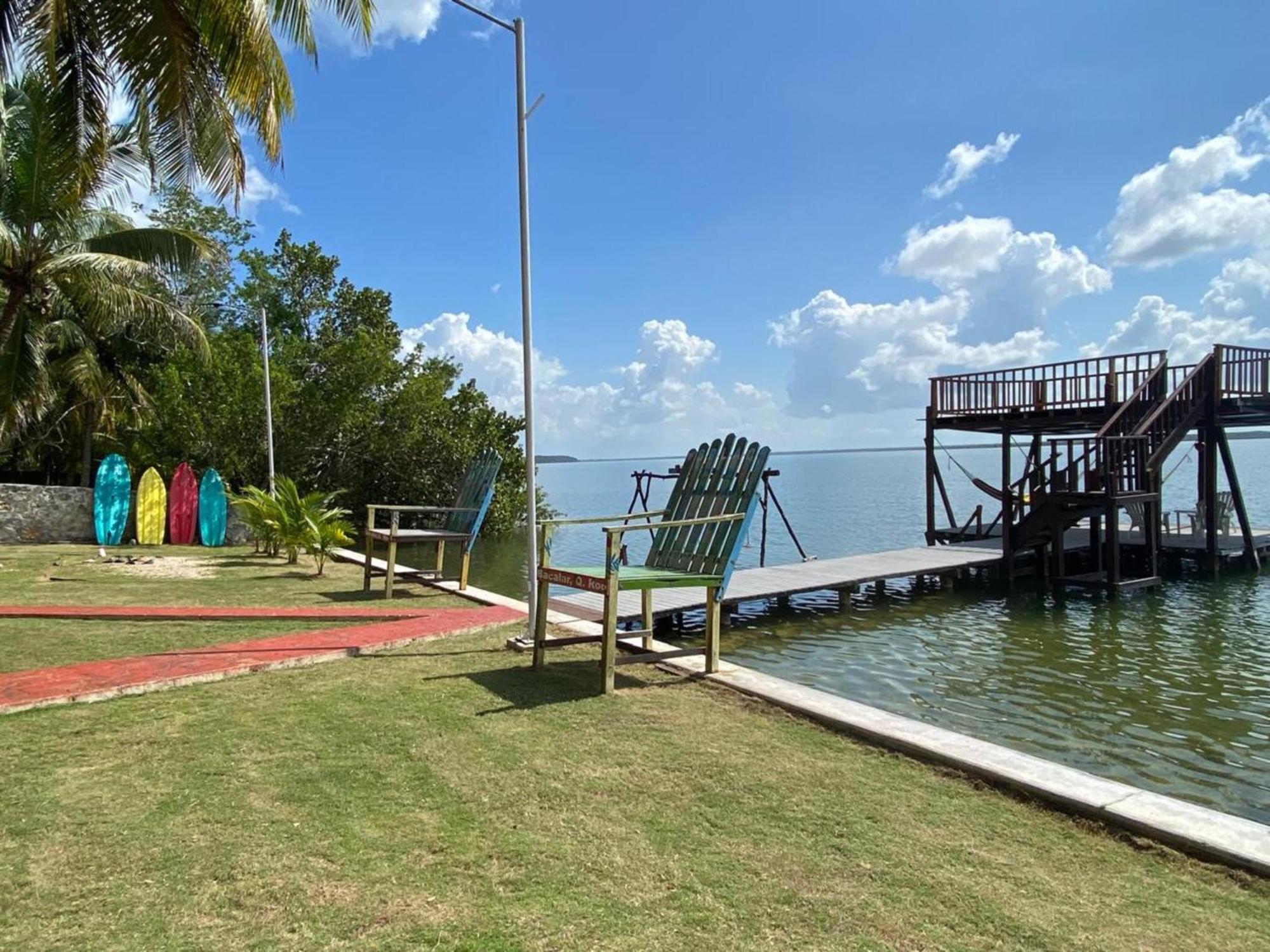 Coras Place Bacalar Lagoon Front Екстер'єр фото